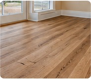 Finished plank flooring